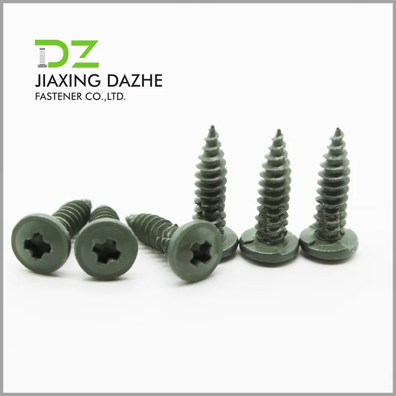 Round Head Self Tapping Screw With Cutting